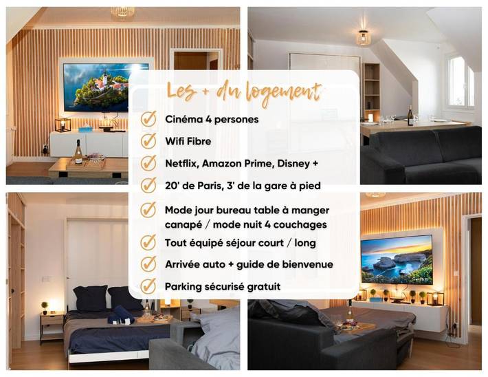 Gîte pour 4 personnes, avec vue, animaux acceptés à Boissy-Saint-Léger - 3