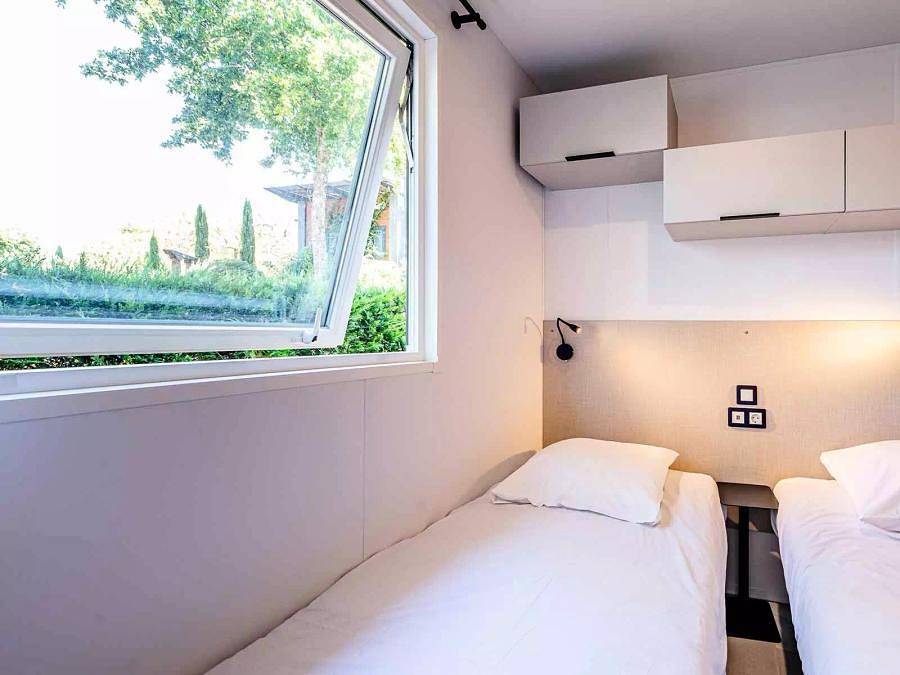 Yelloh! Village Domaine Berrua - Mobilheim 6 personen - Cottage Ilbarritz 4 Zimmer 6 Personen Klimatisiert + Tv in Bidart, Bayonne und Umgebung