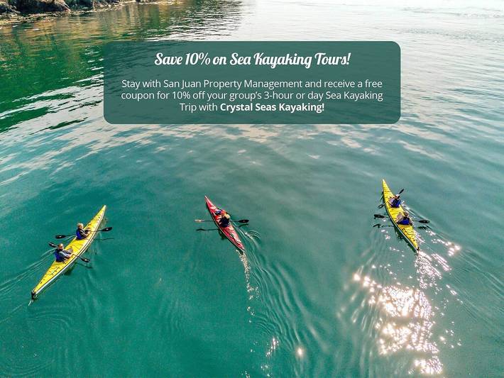 Vacation rental for 8 people, with terrace and yard in San Juan Island