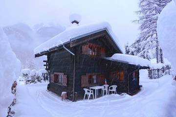 Chalet pour 2 personnes, avec balcon et jardin, animaux acceptés à Chamonix-Mont-Blanc