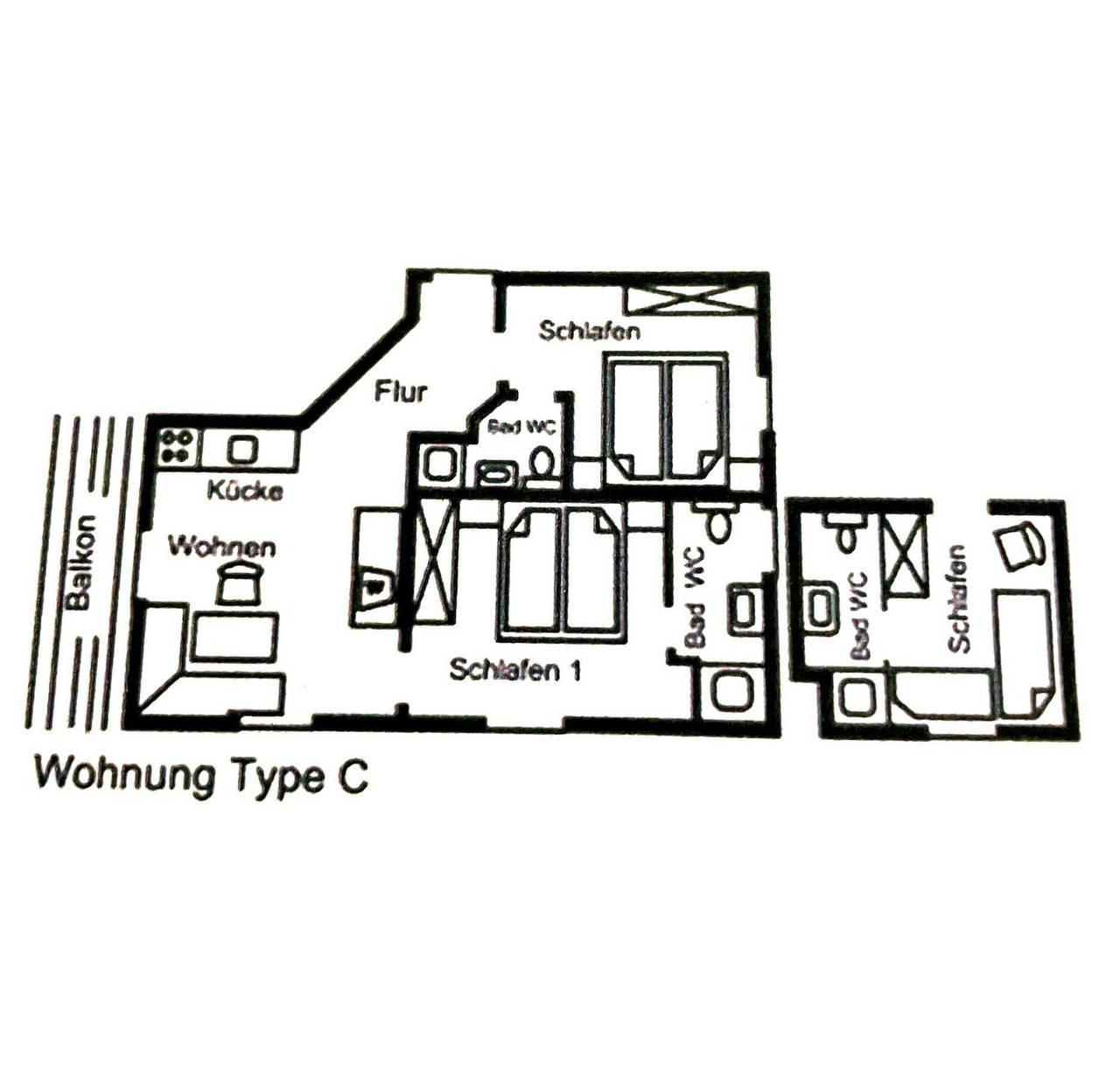 Ganze Ferienwohnung, Ferienwohnung mit 3 Schlafzimmer - Typ C (3 Bäder) in Schobergruppe, Heiligenblut