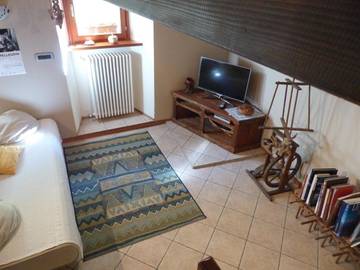 Cottage pour 3 personnes, avec jardin à Bard