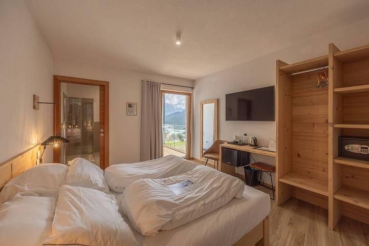 B&B Giallo - Camera Menta mit Bad für Behinderte in Pieve di Cadore, Östliche Dolomiten