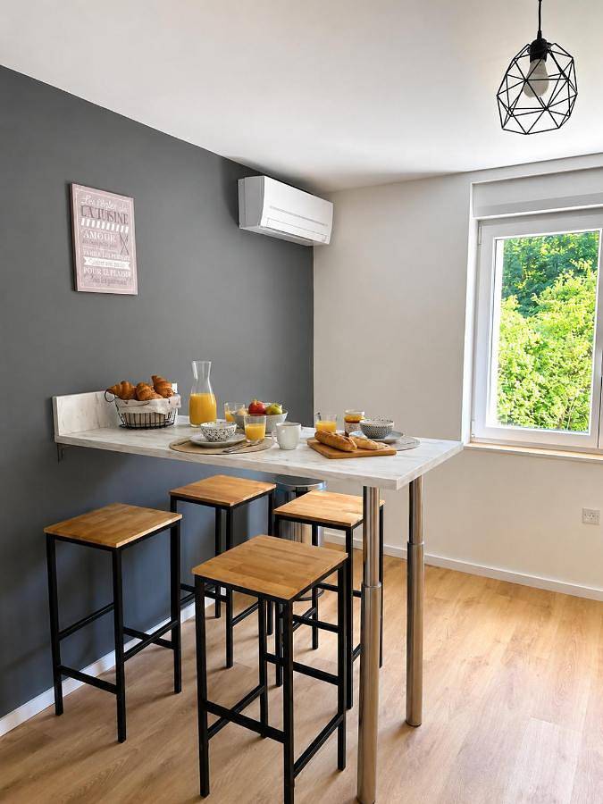 Gîte pour 6 personnes, avec Balcon ainsi que Terrasse et Vue à Niederbronn-les-Bains - 3