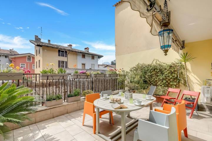 Gîte pour 4 personnes, avec terrasse à Arco