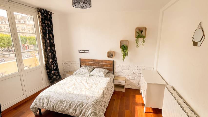 Ganze Wohnung, Geräumige Wohnung in Caen 65 m² mit Balkon mit Stadtblick in Caen, Caen und Umgebung