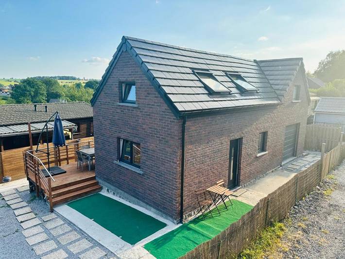 Maison de vacances pour 4 personnes, avec jardin et vue à Froidchapelle