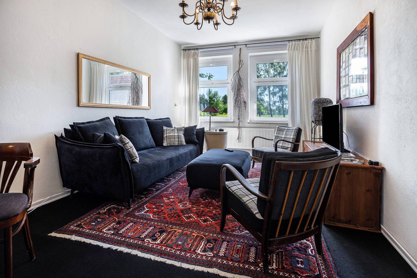 Ganze Wohnung, Ferienwohnung „Landhaus Heiddorf“ mit 2 Komfort Schlafzimmern, Terrasse mit Grill und Sonnenliegen in Neu Kaliß, Mecklenburgisches Elbetal