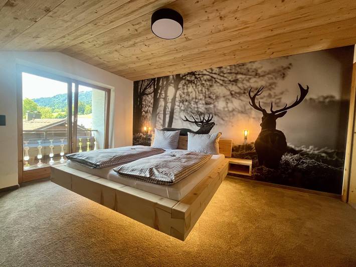 Ferienwohnung für 2 Personen, mit Terrasse und Garten sowie Sauna in Ofterschwang