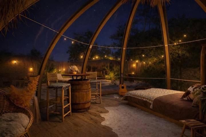 Gîte pour 2 personnes, avec Jacuzzi et Terrasse ainsi que Jardin et Sauna