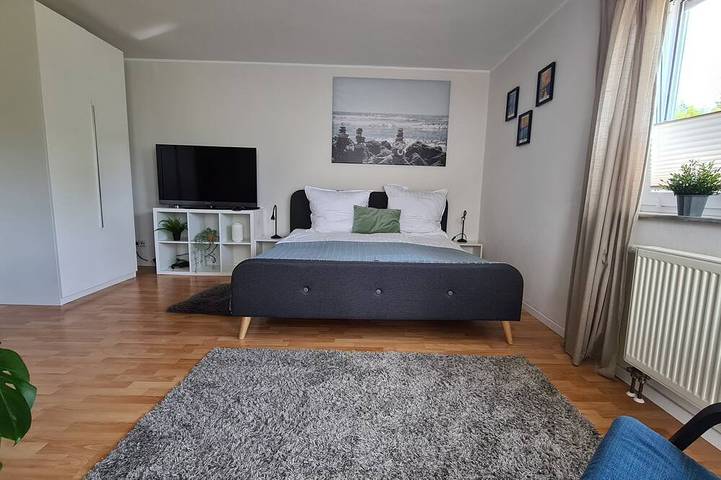 Ferienwohnung für 4 Personen, mit Garten und Balkon