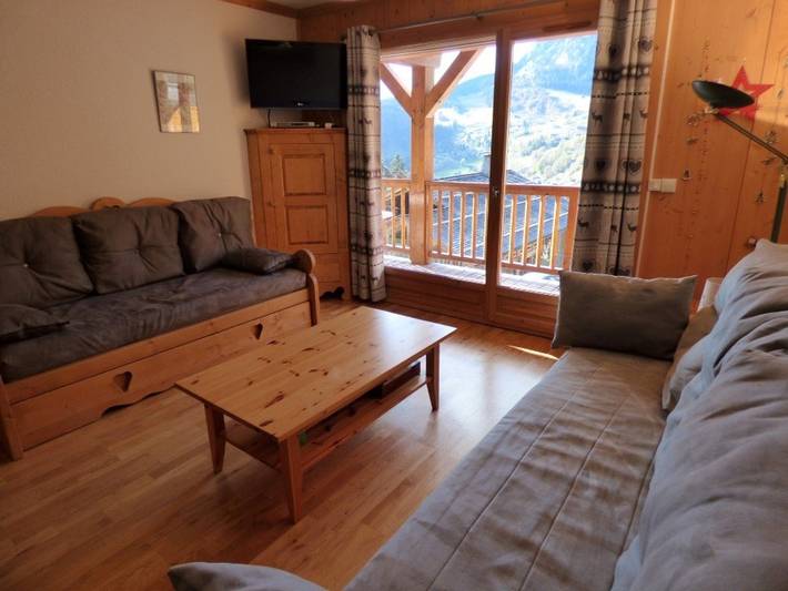 Apartamento entero, Apartamento de montaña acogedor, 41m², 6 personas, cerca de pistas, balcón, parking - Le Grand-Bornand in Le Grand-Bornand, Región de Annecy