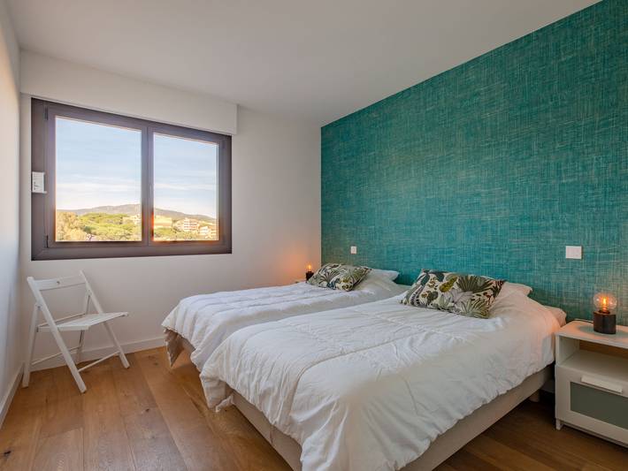 Ferienwohnung für 4 Personen, mit Balkon und Kinderpool sowie Ausblick und Garten in Sainte-Maxime - 4