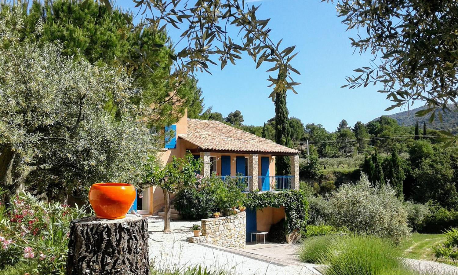 Bleu Du Calvaire in Mirabel-aux-Baronnies, Nyons und Umgebung