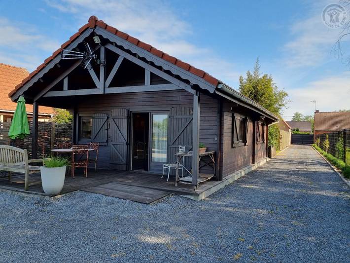 Chalet pour 2 personnes, avec jardin et terrasse dans le Nord-Pas-de-Calais