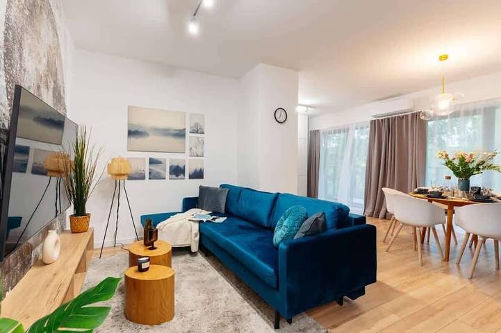 Apartament wakacyjny dla 6 osób, z balkon w Śniardwy