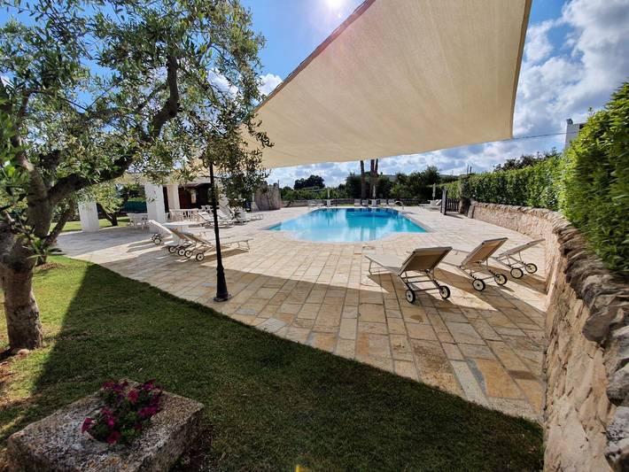 Trullo para 4 personas, con piscina y balcón/terraza - 1