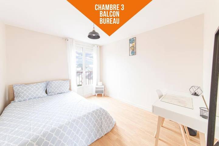 Gîte pour 6 personnes, avec Balcon à Coulaines - 3