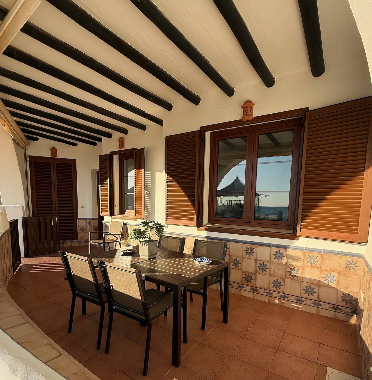 Strandhaus in Matalascañas mit Meerblick in erster Reihe in Matalascañas, Almonte