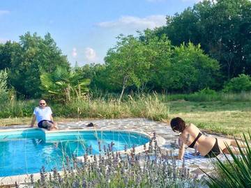 Location de vacances pour 12 personnes, avec jardin et piscine à Montaigu-de-Quercy