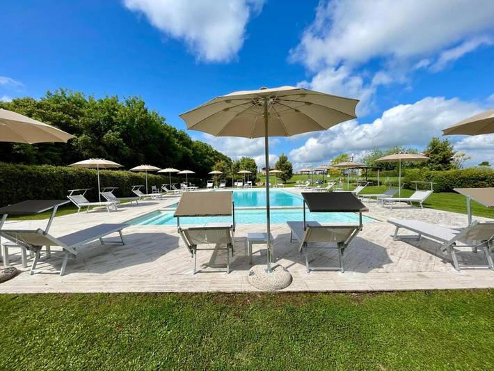 Ferienhaus für 5 Personen, mit Balkon und Terrasse sowie Garten und Kinderpool in Montaione