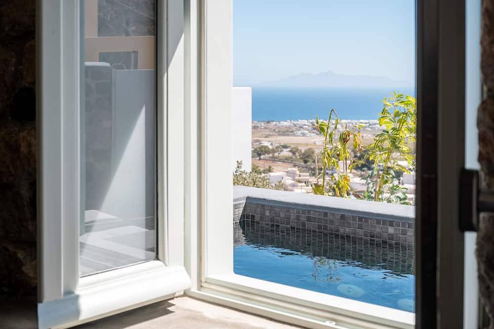 Villa Lumia Cave superior in Exo Gonia, Santorin
