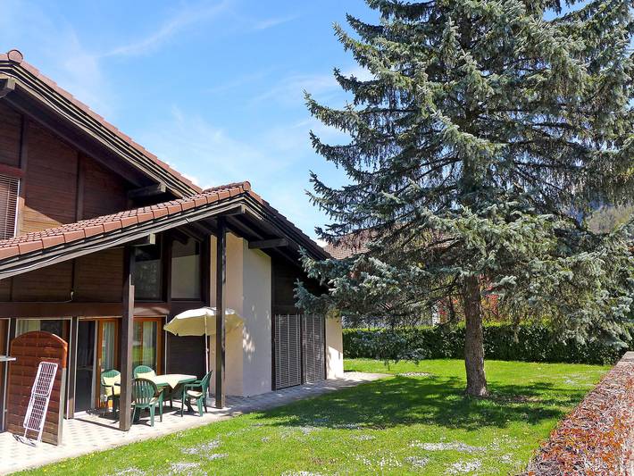 Ferienwohnung für 4 Personen, mit Terrasse und Garten am Thunersee