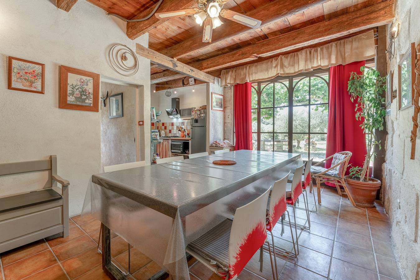 Maison de vacances « Mas Derrière Château » avec vue sur la montagne, Wi-Fi et climatisation in Les Baux-de-Provence, Région d'Arles