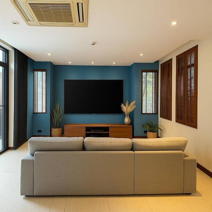 Villa pour 10 personnes, avec piscine et balcon à Bangkok