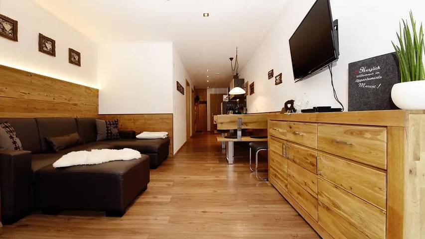 Ferienwohnung für 4 Personen, mit Garten und Sauna