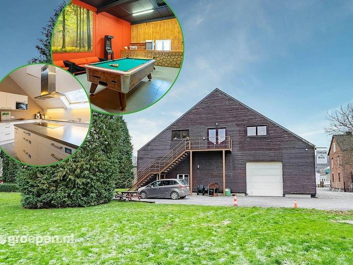 Vakantiehuis voor 18 personen, met balkon/terras en terras in Rendeux