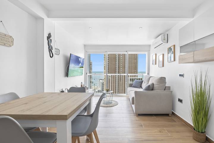 Apartamento para 4 personas, con jardín en Playa de Levante