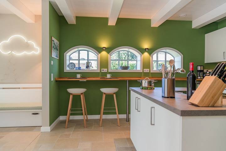 Exklusive Ferienhaushälfte mit Terrasse, Sauna und Gartenblick in Süderende in Süderende, Föhr