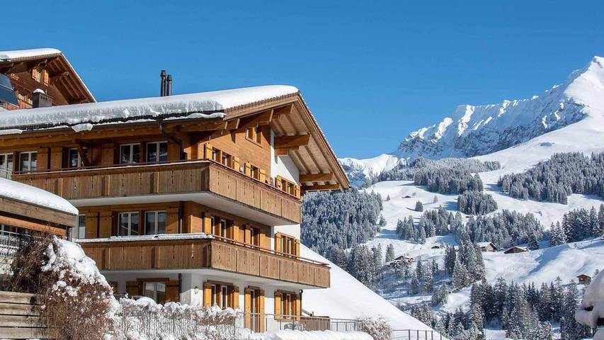 Ferienwohnung für 4 Personen, mit Terrasse in Adelboden