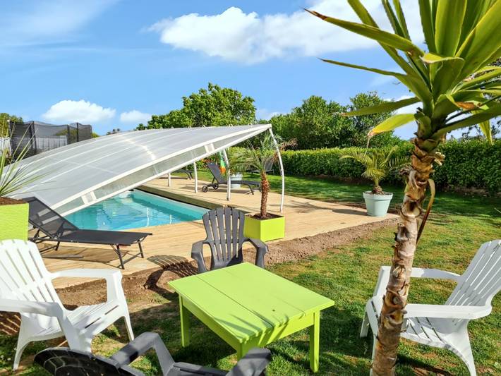 Maison de vacances pour 8 personnes, avec piscine et jardin à Plougonvelin