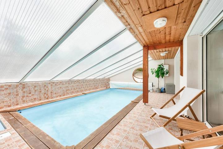 Maison de vacances pour 10 personnes, avec Terrasse ainsi que Jardin et Piscine