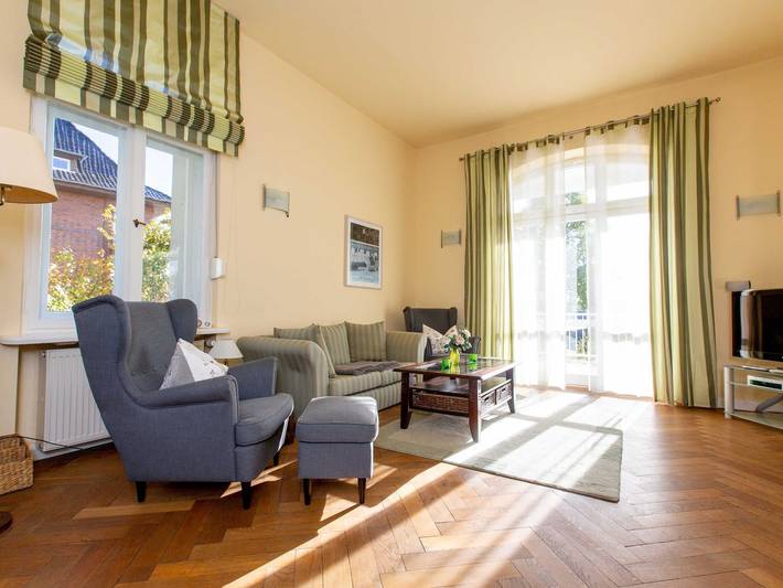 Ferienwohnung für 4 Personen, mit Garten und Sauna sowie Seeblick in Malchow