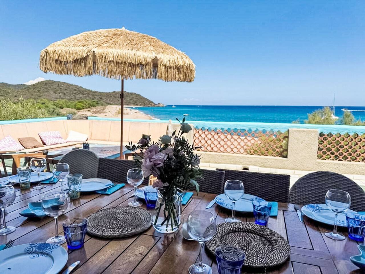 Haut Casa Blue in Zonza, Distrito de Sartène