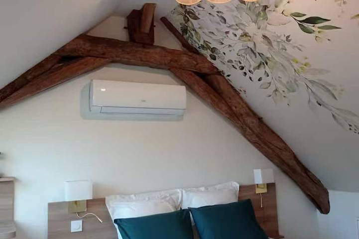 Gîte de charme avec jacuzzi/spa-Anjou (chateaux)  campagne rivière randonnée in Étriché, Région d'Angers