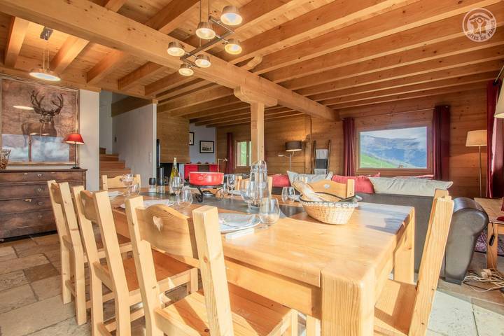 Chalet pour 12 personnes, avec sauna ainsi que jacuzzi et terrasse à Hauteluce - 4