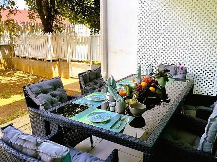 Appartement de vacances pour 4 personnes, avec jardin