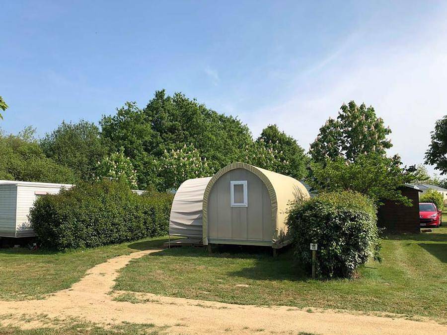 Camping Au Pré de l'Etang - Mobile home 4 persons - Mobile-home Ibiza Duo 2 bedrooms in Sainte-Foy (Vendée), Loire Valley