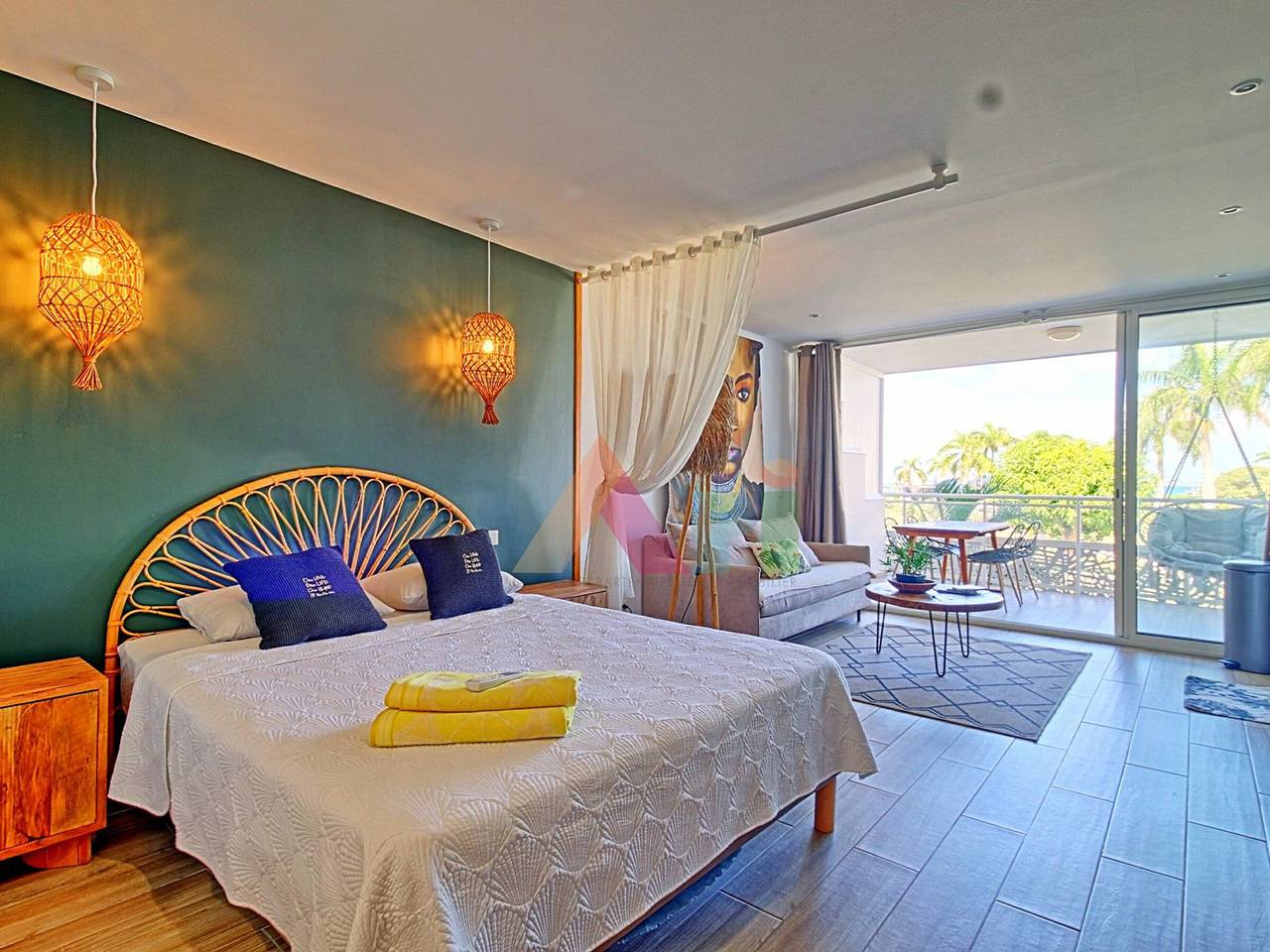 Studio entier, Studio à Anse Marcel, plage, climatisation, parking in Saint Martin