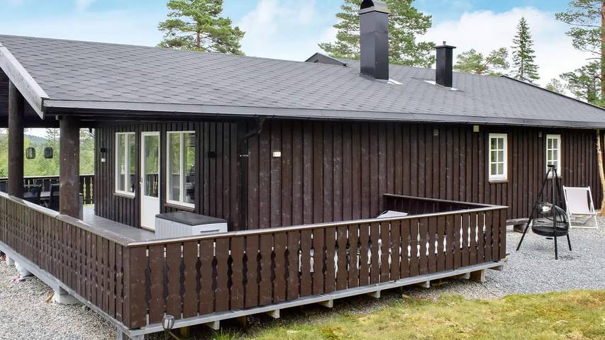 Ferienhaus für 7 Personen, mit Terrasse, mit Haustier