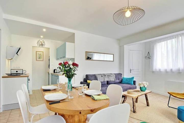 Location de vacances pour 6 personnes, avec jardin et terrasse dans Plage du Port d'Orange