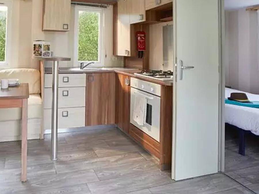 Hu Altomincio village - Mobilheim 8 personen - Comfort | 3 Zi. | 6/8 Pers. | Teilweise überdachte Terrasse | Clim. in Valeggio sul Mincio, Verona Provinz