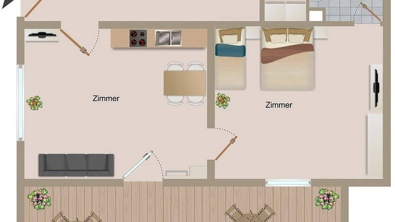 Apartamento vacacional entero, Ferienwohnung für 5 Personen (48 m²) in Zillertal in Mayrhofen, Alpes de Zillertal