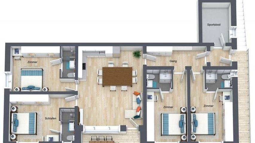 Gîte pour 9 personnes, avec jardin à Gortipohl - 3