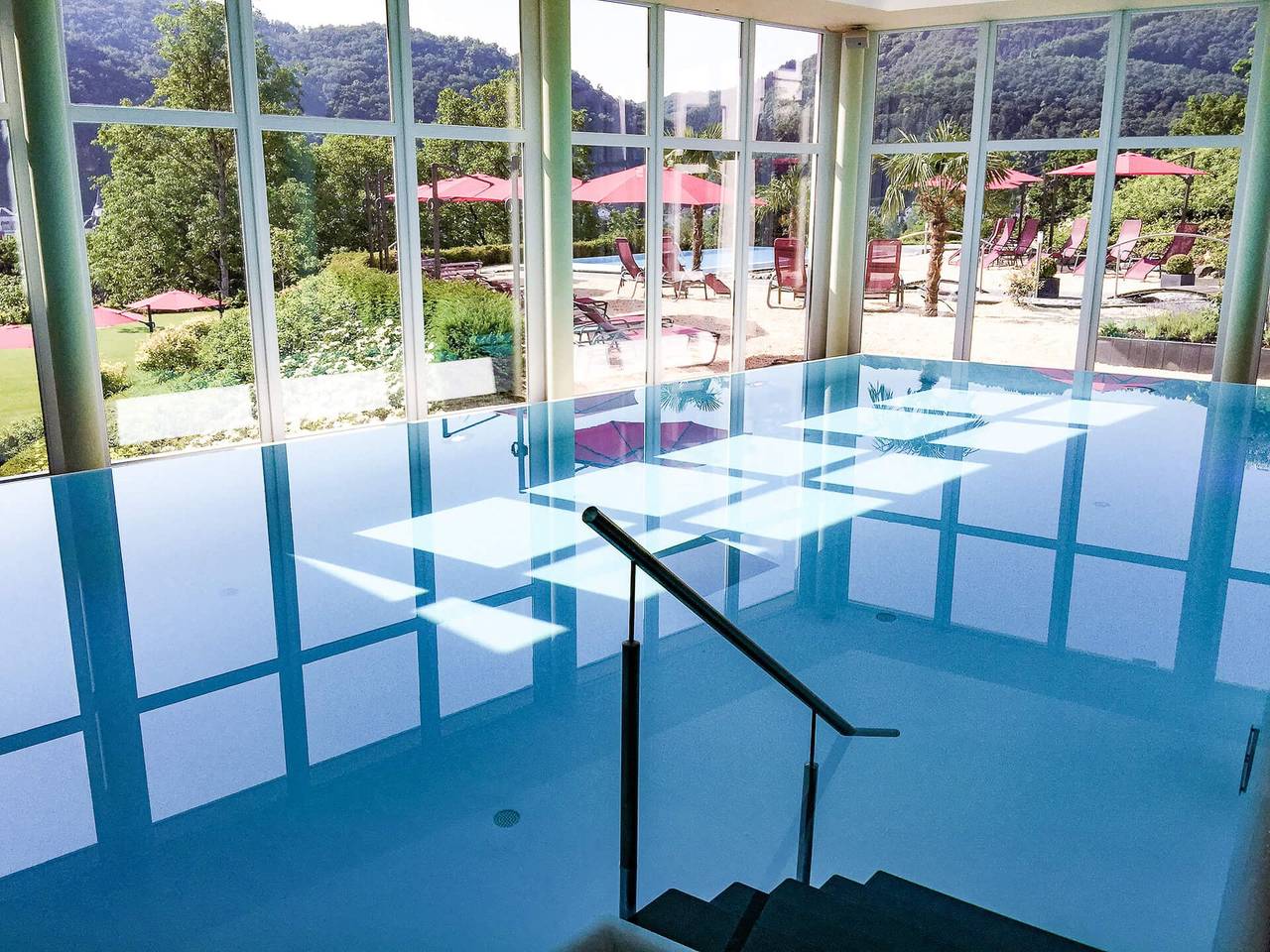 Moselstern****Parkhotel "Krähennest" Spa & Wellness - Doppelzimmer mit Balkon in Burg Eltz, Löf