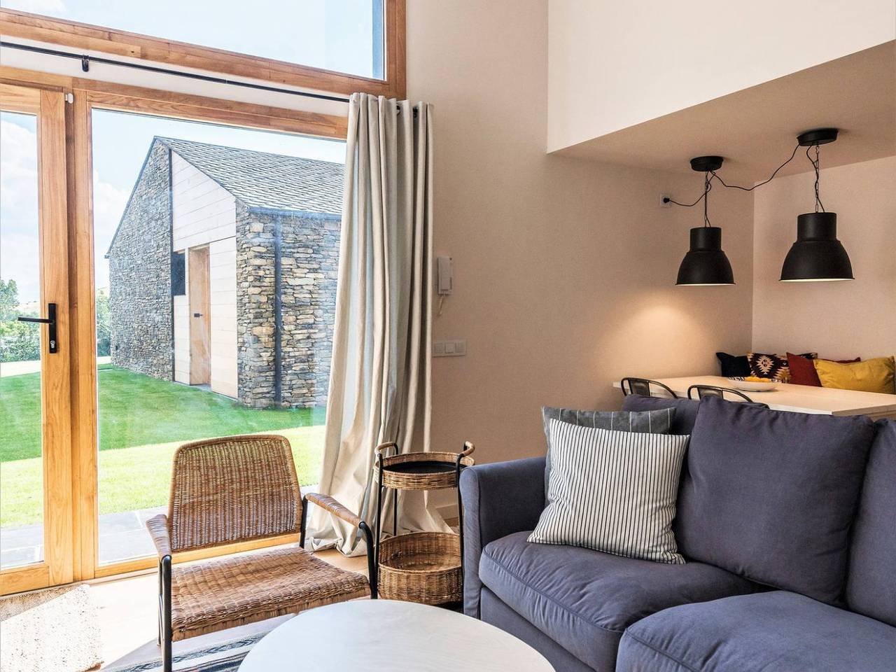 Mitoyenne 2 ch. Cheminée, Jardin, Vues, Sèche-linge et Wifi in Guils de Cerdanya, Cerdanya